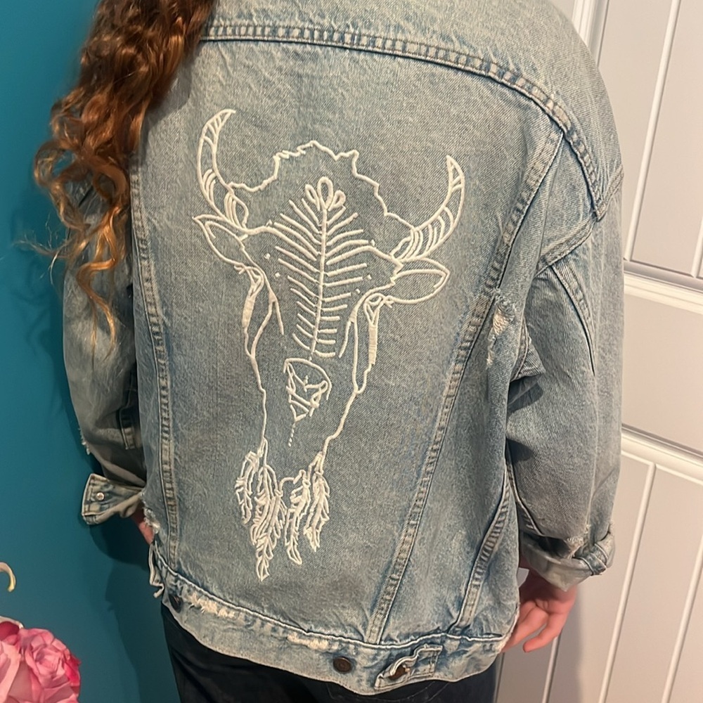 LF Furst of A Kind xVintage Levi's Trucker Jacket - Picture 14 of 16